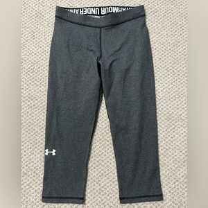 Women’s Under Armour Fitted Capri Pants Gray size Small